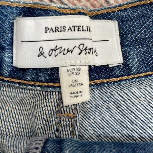 & Other Stories Cut Off Denim Shorts - Picture 2 of 4
